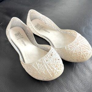 Mel by Melissa slip on ballerina shoes campana size 12 girls